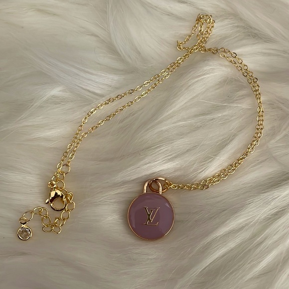 Authentic Louis Vuitton charm Necklace UPCYCLED - Picture 5 of 10